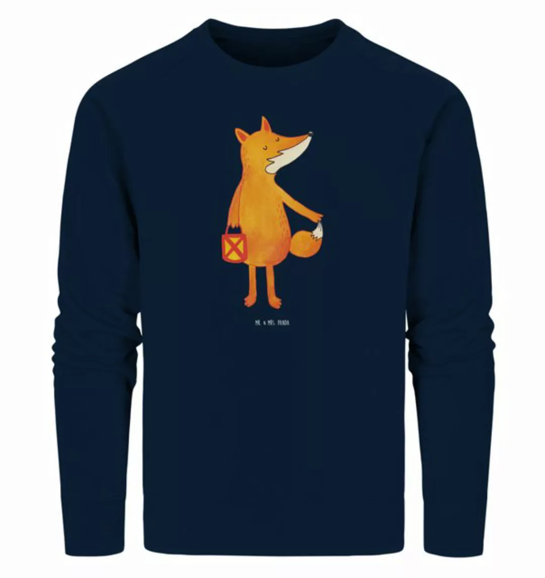 Mr. & Mrs. Panda Longpullover Größe M Fuchs Laterne - French Navy - Geschen günstig online kaufen