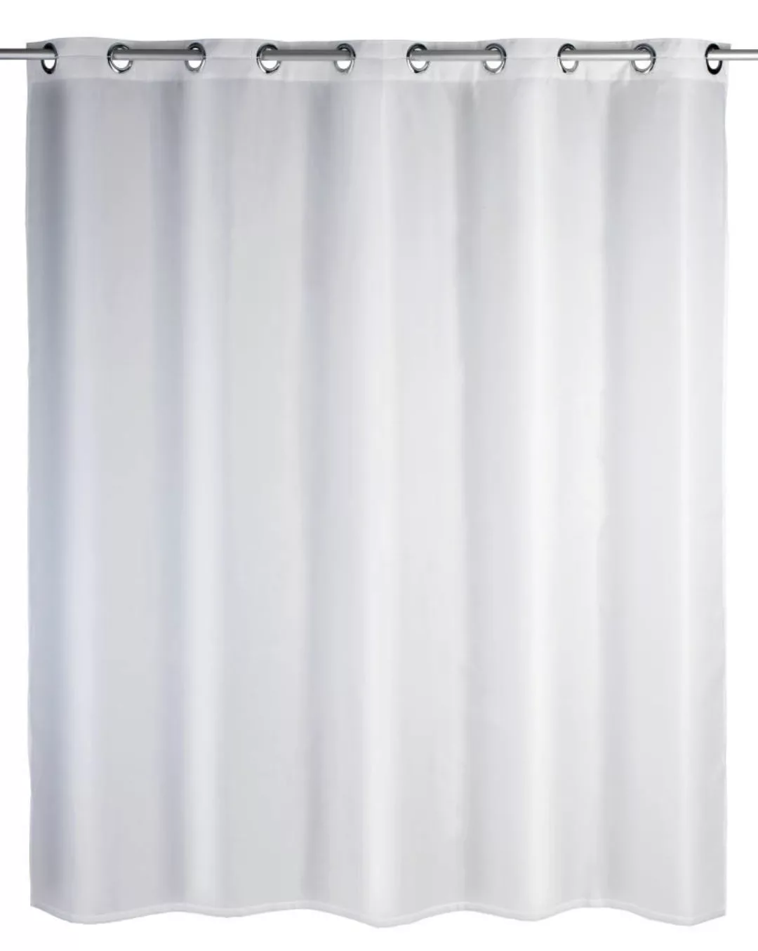 WENKO Duschvorhang Comfort Flex Weiß, Textil (Polyester), 180 x 200 cm, was günstig online kaufen