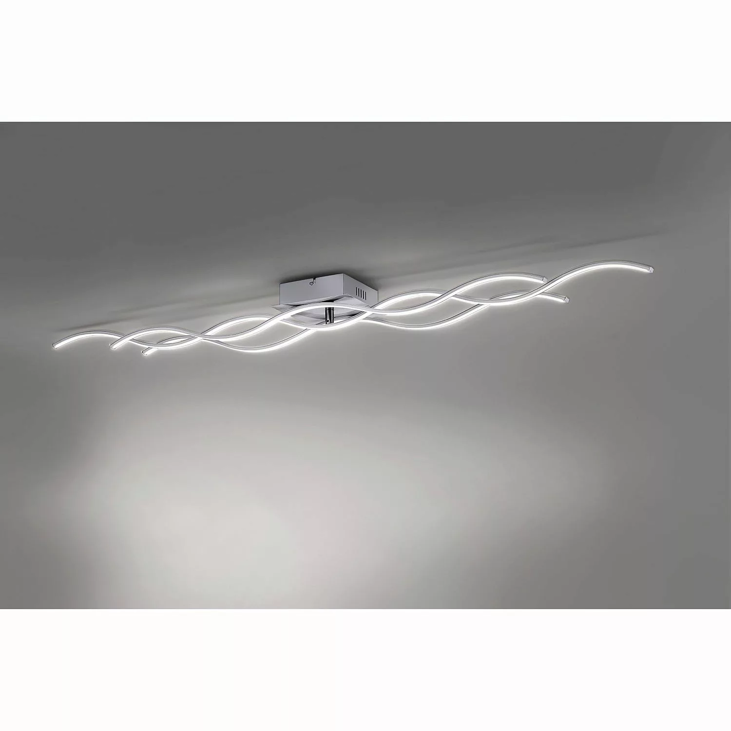 LED-Deckenlampe Wave 3.000K 139,5x16cm stahl günstig online kaufen