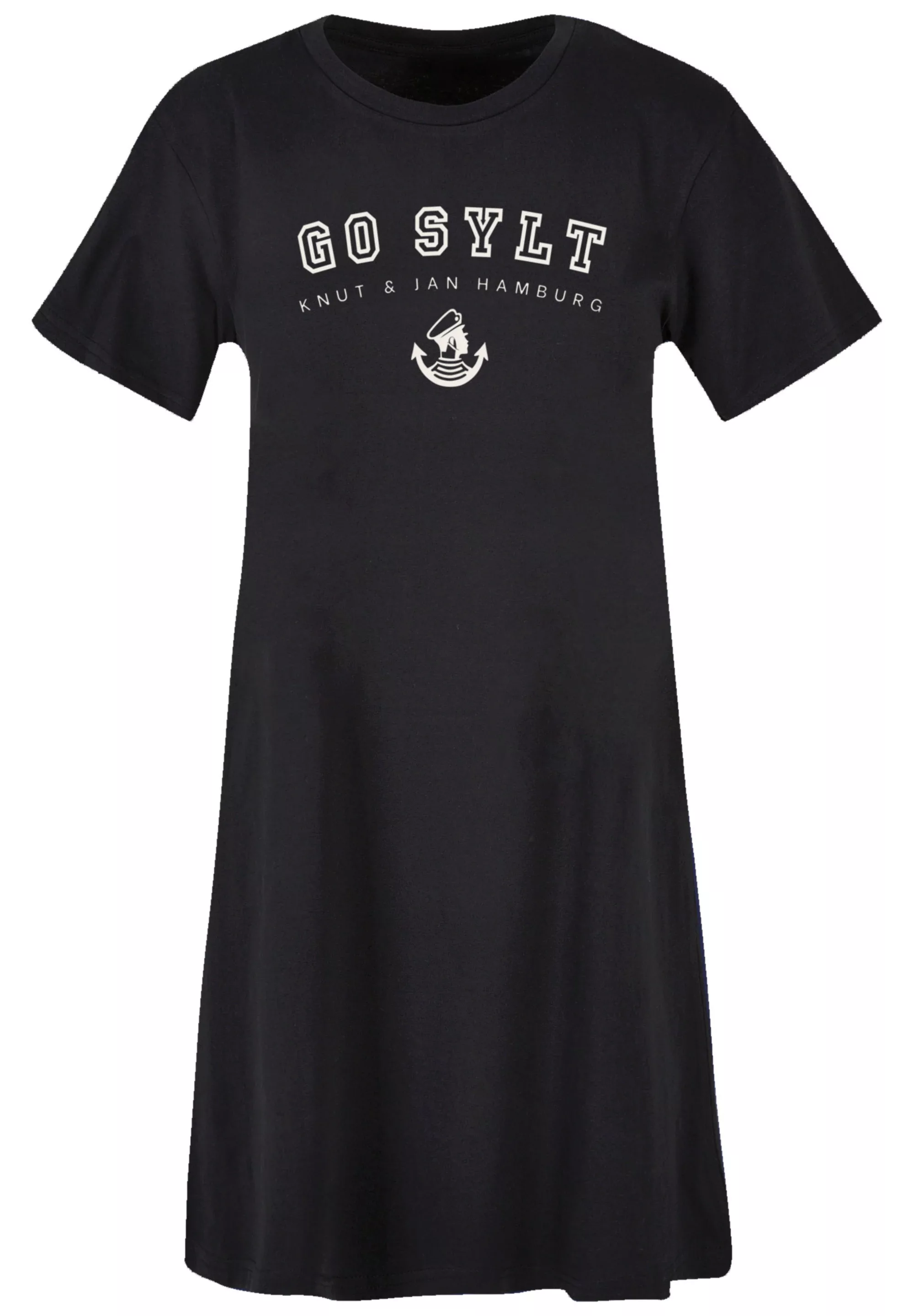 F4NT4STIC Shirtkleid "Go Sylt Knut & Jan Hamburg", Print günstig online kaufen