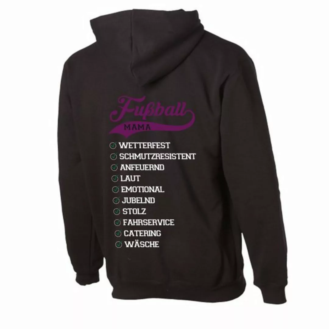 G-graphics Hoodie Eigenschaften einer Fussball-Mama Unisex, mit Backprint, günstig online kaufen