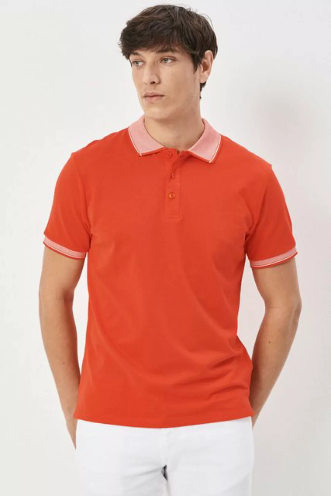 AC&Co Poloshirt AC&CO Poloshirt Männlich Slim Fit günstig online kaufen