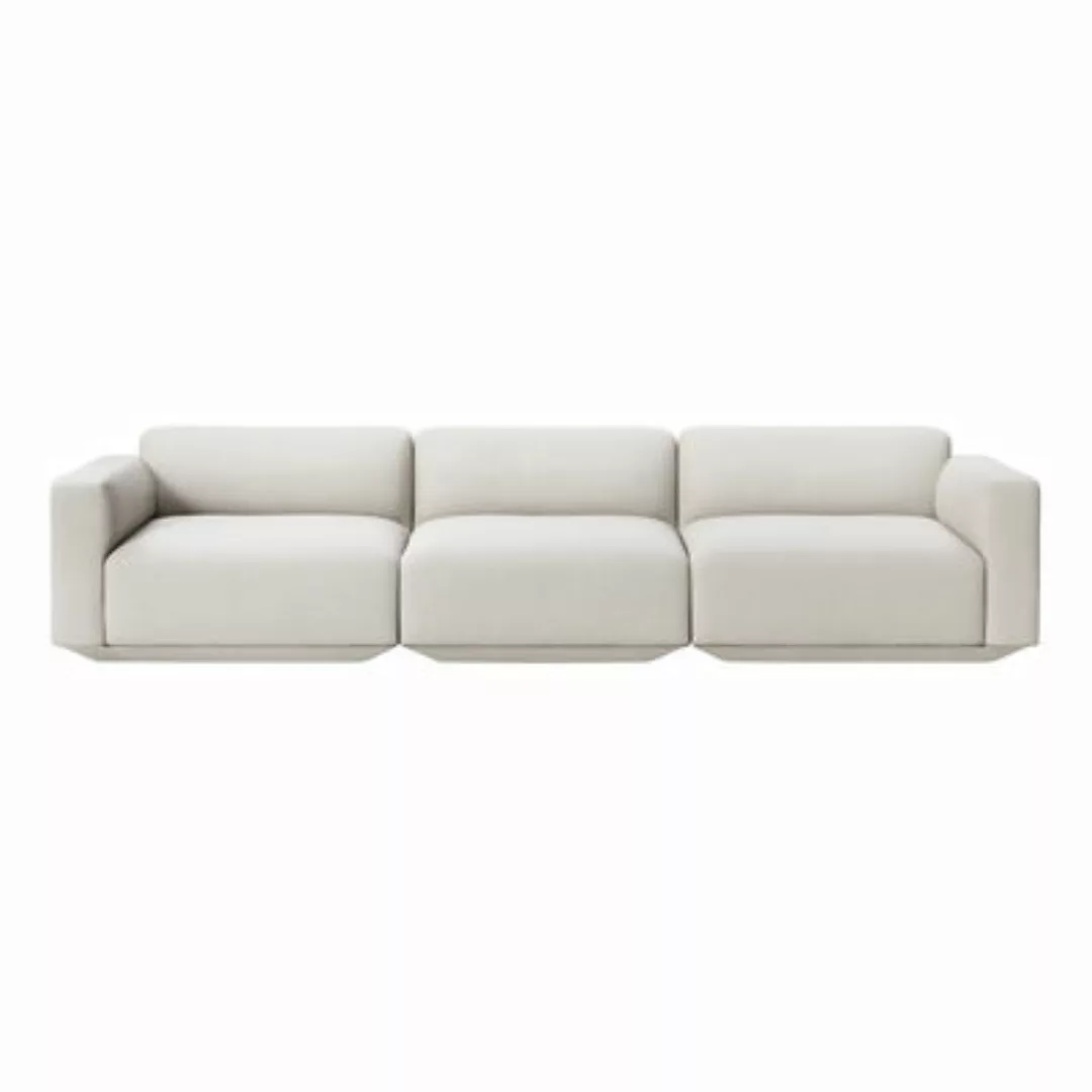 Sofa Develius D textil beige / 4-Sitzer - L 309 cm - &tradition - Beige günstig online kaufen