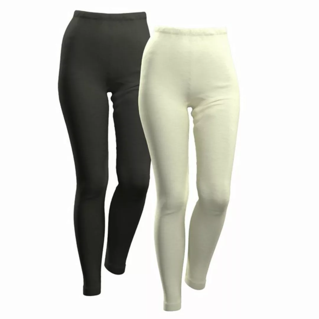 HERMKO Leggings 40720 40720 Damen Legging aus Merinowolle / Tencel günstig online kaufen