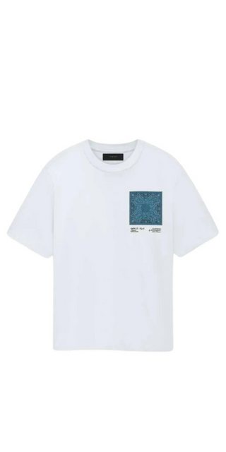 AMIRI Print-Shirt Amiri Bandana Logo T-Shirt Weiß günstig online kaufen