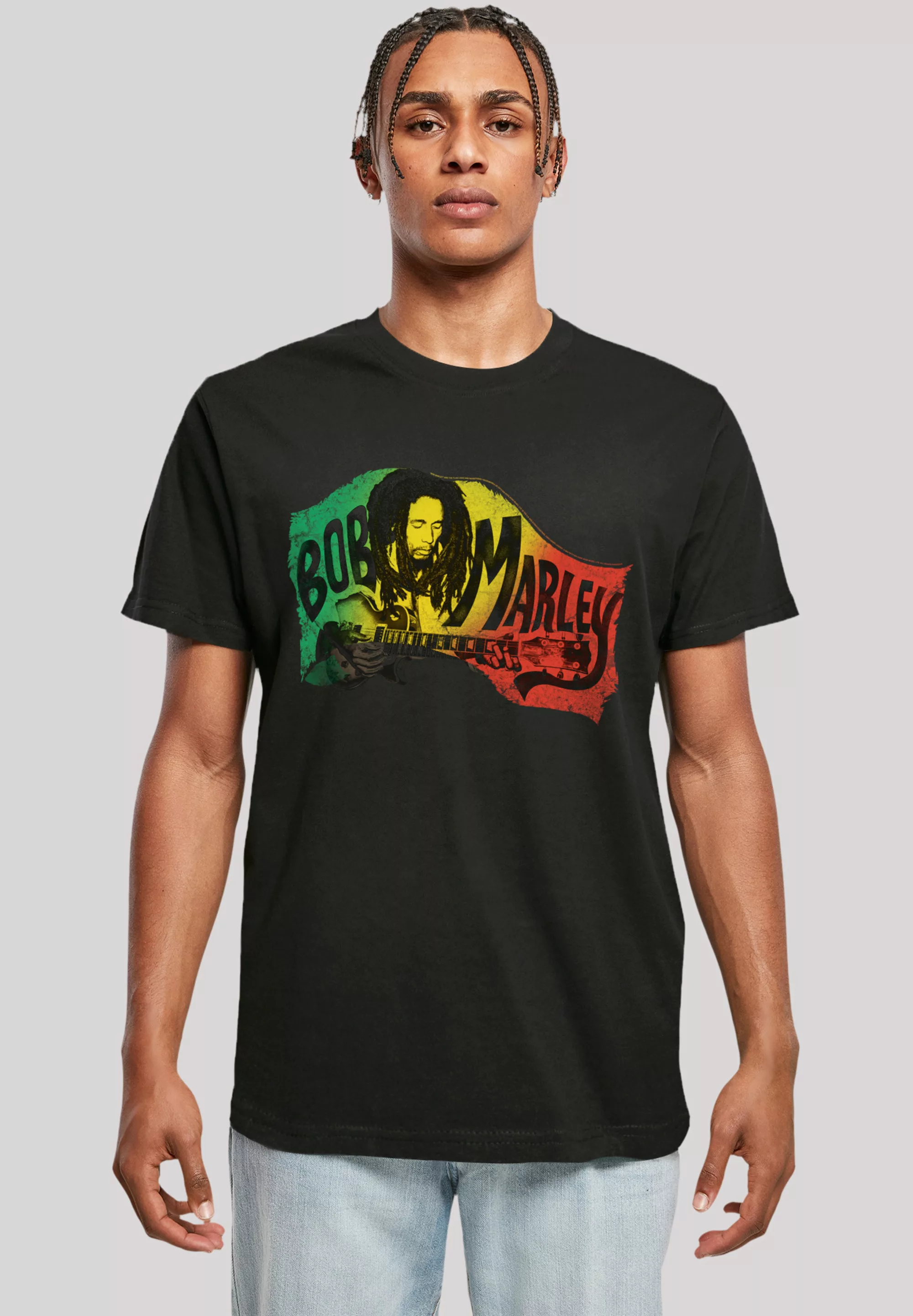 F4NT4STIC T-Shirt "Bob Marley Chords Reggae Music by Rock Off", Premium Qua günstig online kaufen