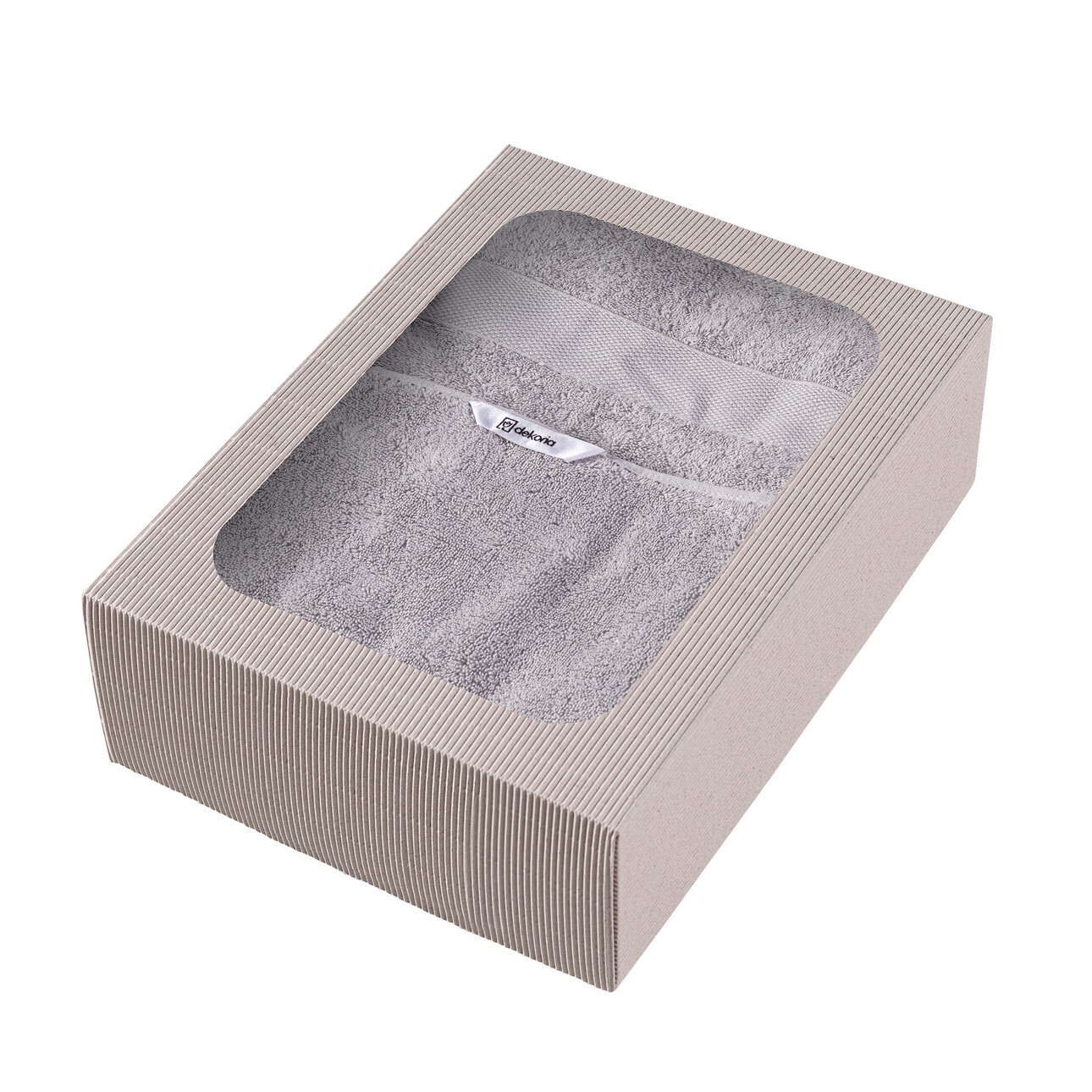 Handtuch-Set 3 Stck. Cairo grey, 2 szt. 50 x 90 cm  / 1 szt. 70 x 140 cm günstig online kaufen
