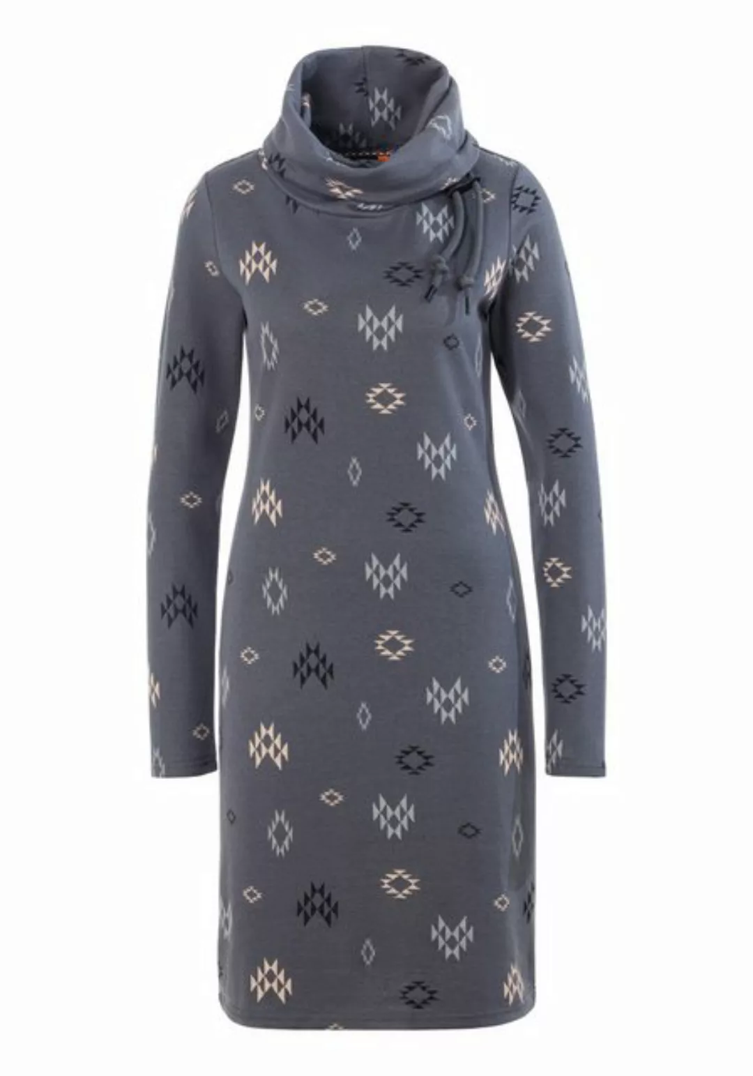 Ragwear Minikleid CHLOENETTE mit Allover Jacquardmuster günstig online kaufen