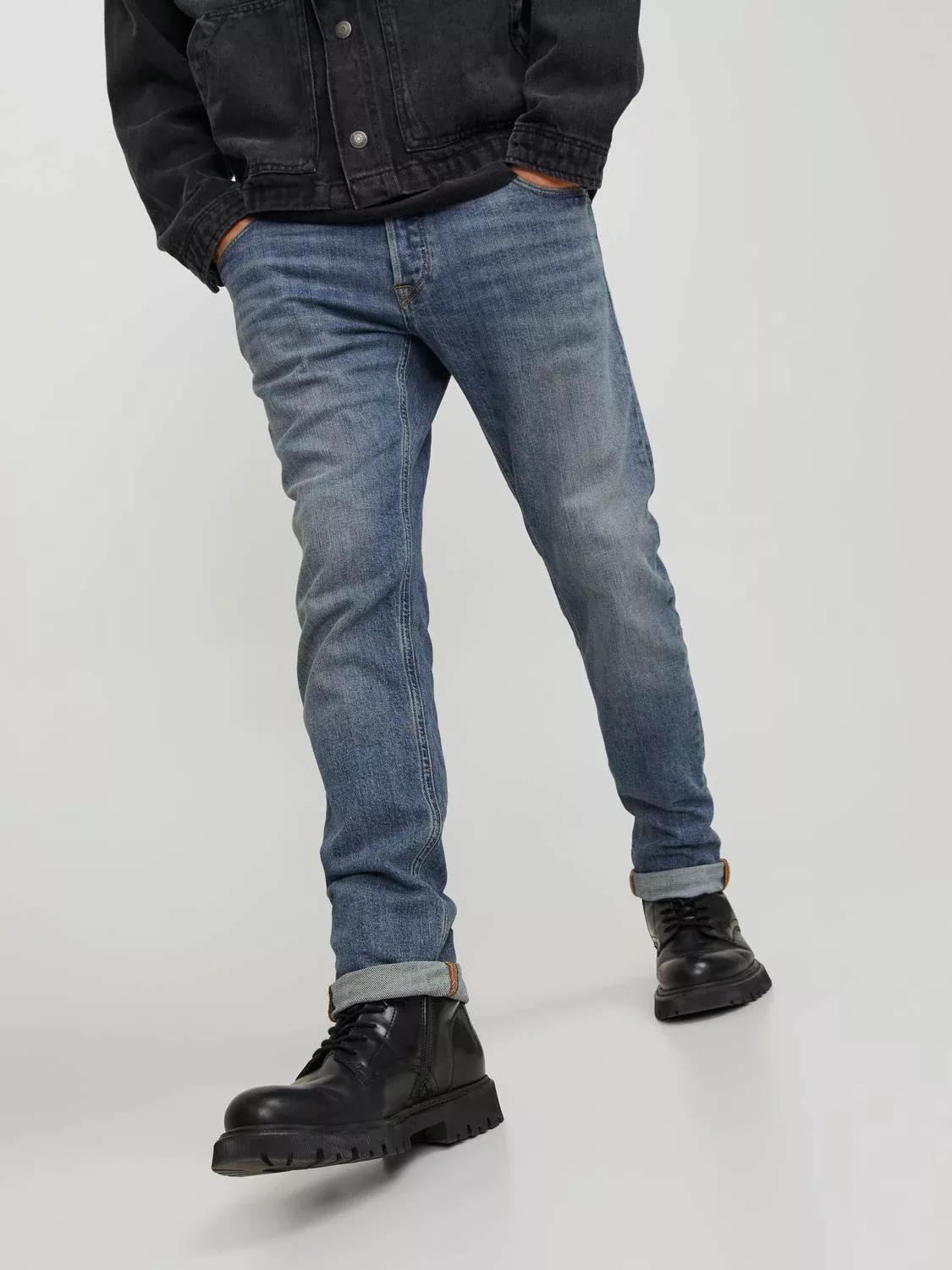 Jack & Jones Slim-fit-Jeans "JJIGLENN JJCOLE AM 171 SN" günstig online kaufen