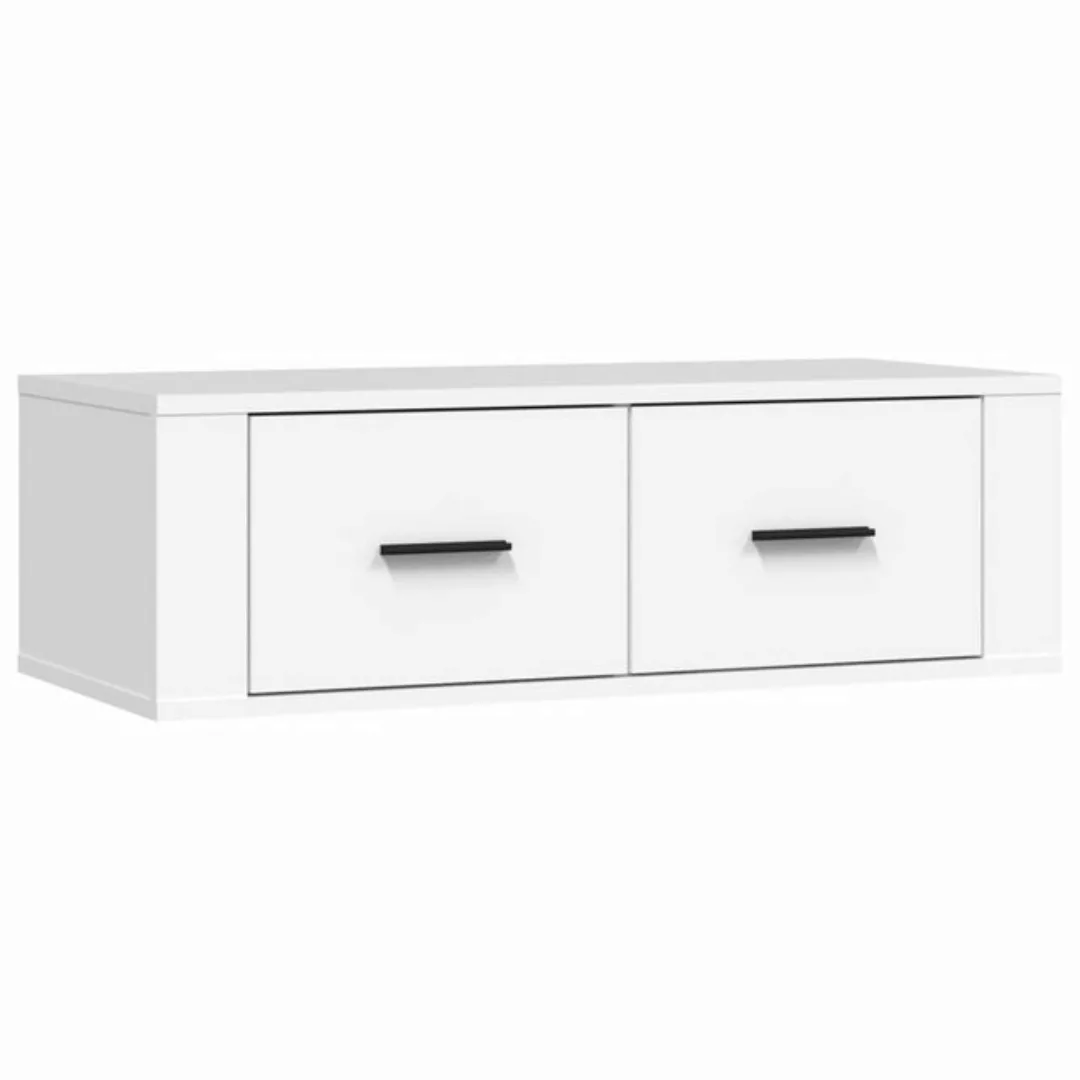 vidaXL TV-Schrank TV-Wandschrank Weiß 80x36x25 cm Spanplatte Lowboard Ferns günstig online kaufen