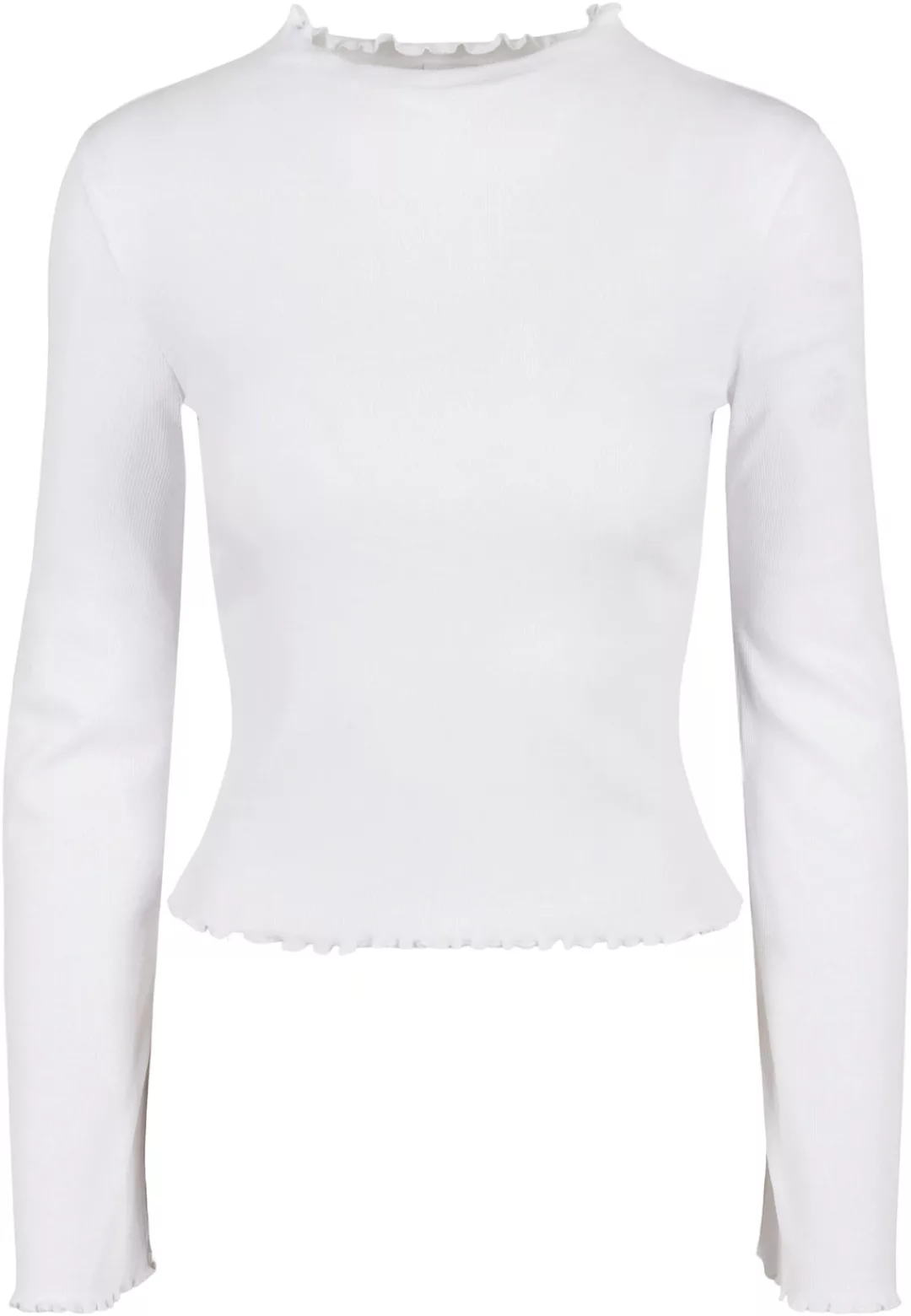 URBAN CLASSICS Langarmshirt "Urban Classics Damen Ladies Rib Turtelneck Lon günstig online kaufen