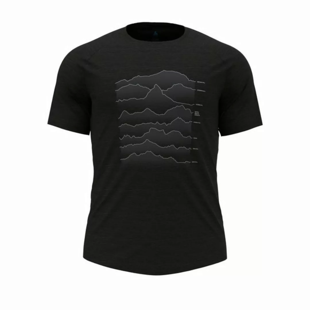 Odlo T-Shirt Ascent Performance Wool Light T-Shirt mit Sonnenaufgangsmotiv günstig online kaufen