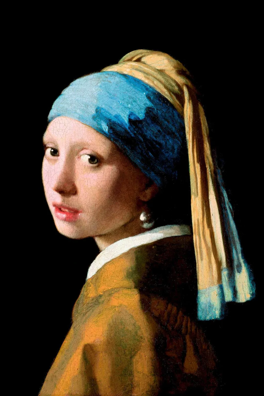 Reinders! Deco-Panel »J.Vermeer-Mädchen mit Ohrgehänge«, 60/90 cm günstig online kaufen