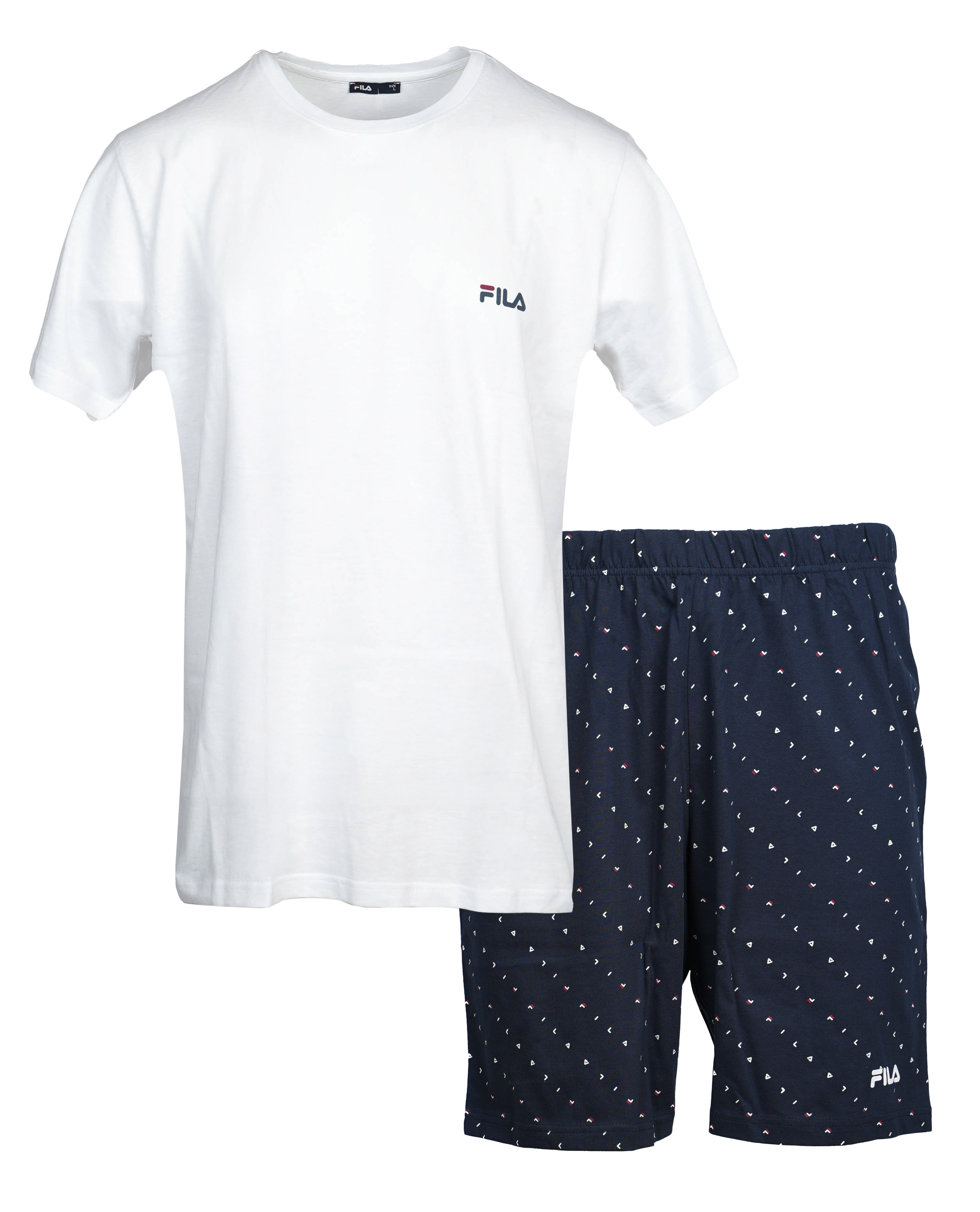 Fila Shorty "MAN JERSEY PYJAMAS", (2 tlg.), Hose gepunktet mit Gummizug, Sh günstig online kaufen