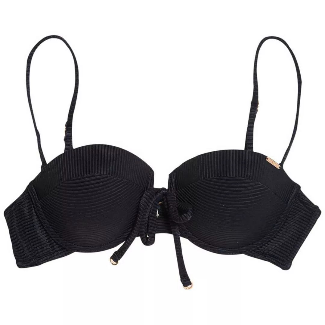 Superdry Alice Textured Cupped Bikini Oberteil S Black günstig online kaufen