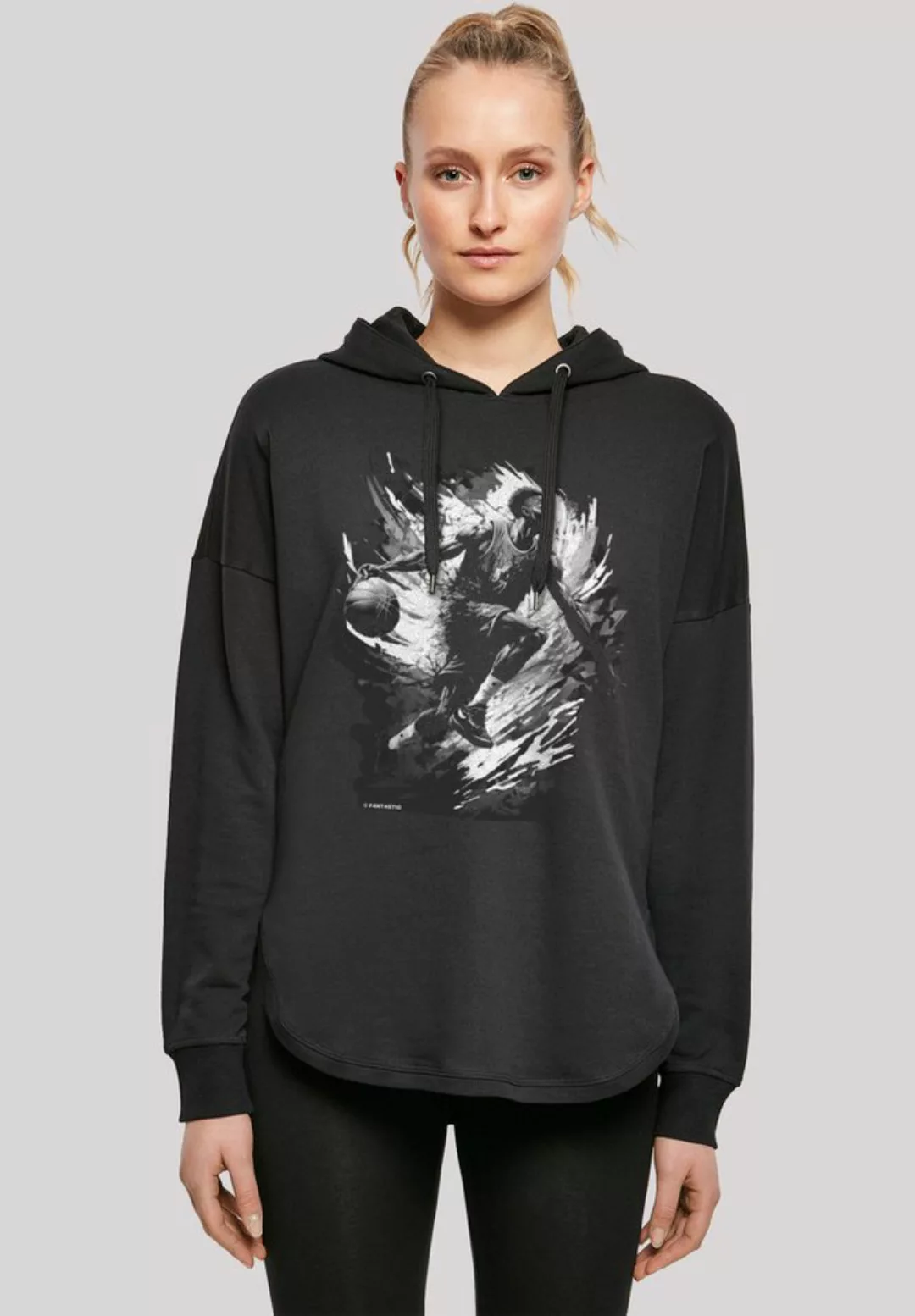 F4NT4STIC Kapuzenpullover "Basketball Splash Sport OVERSIZE HOODIE", Print günstig online kaufen