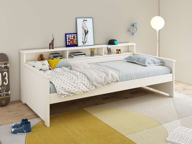 Home affaire Jugendbett "KERO, Daybed, Stauraumbett, platzsparend, Stauraum günstig online kaufen