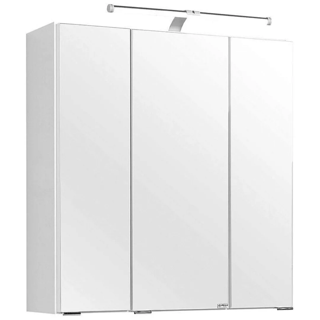 Lomadox Spiegelschrank BERGAMO-03, weiß, B x H x T ca.: 60 x 66 x 22cm günstig online kaufen