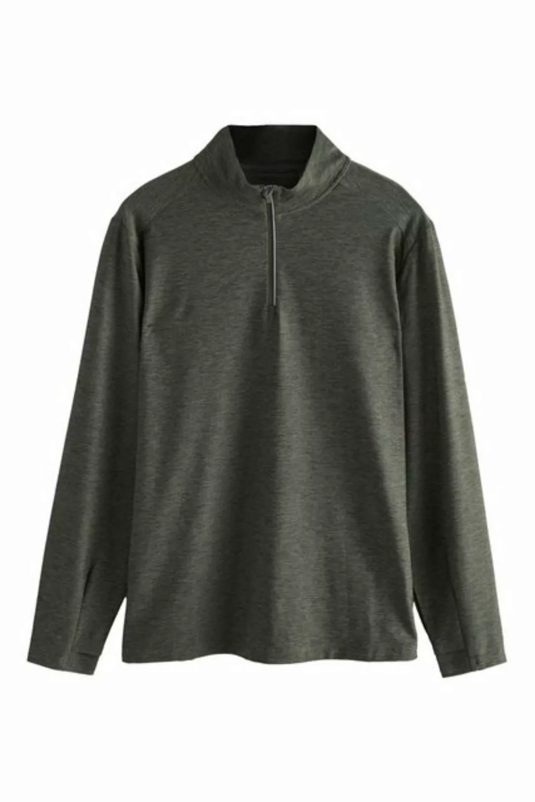 Next Sweater Active Langärmeliges Oberteil mit RV-Kragen (1-tlg) günstig online kaufen