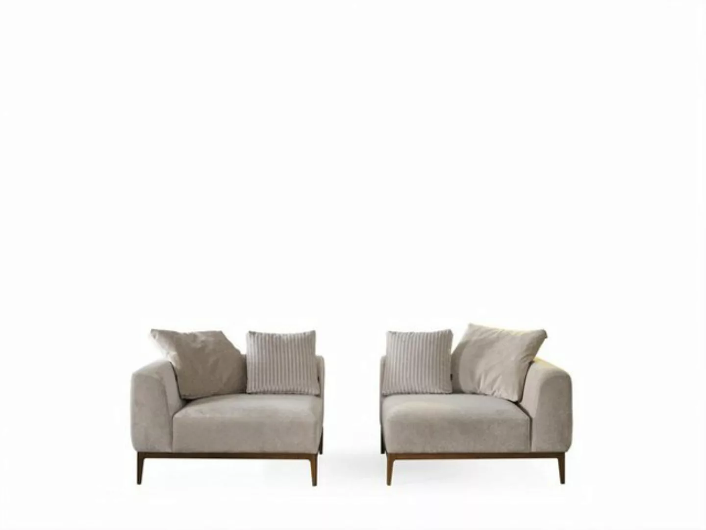 JVmoebel 3-Sitzer Sofa 3 Sitzer weiß Stoff Wohnzimmer Luxus Möbel Couch Neu günstig online kaufen