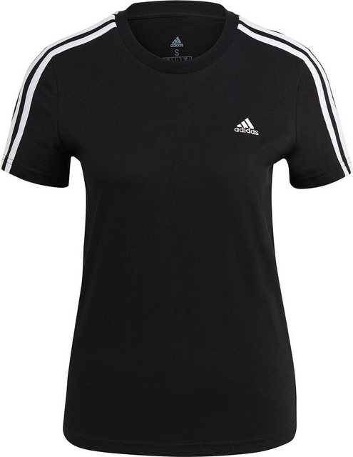 adidas Sportswear Kurzarmshirt W 3S T BLACK/WHITE günstig online kaufen