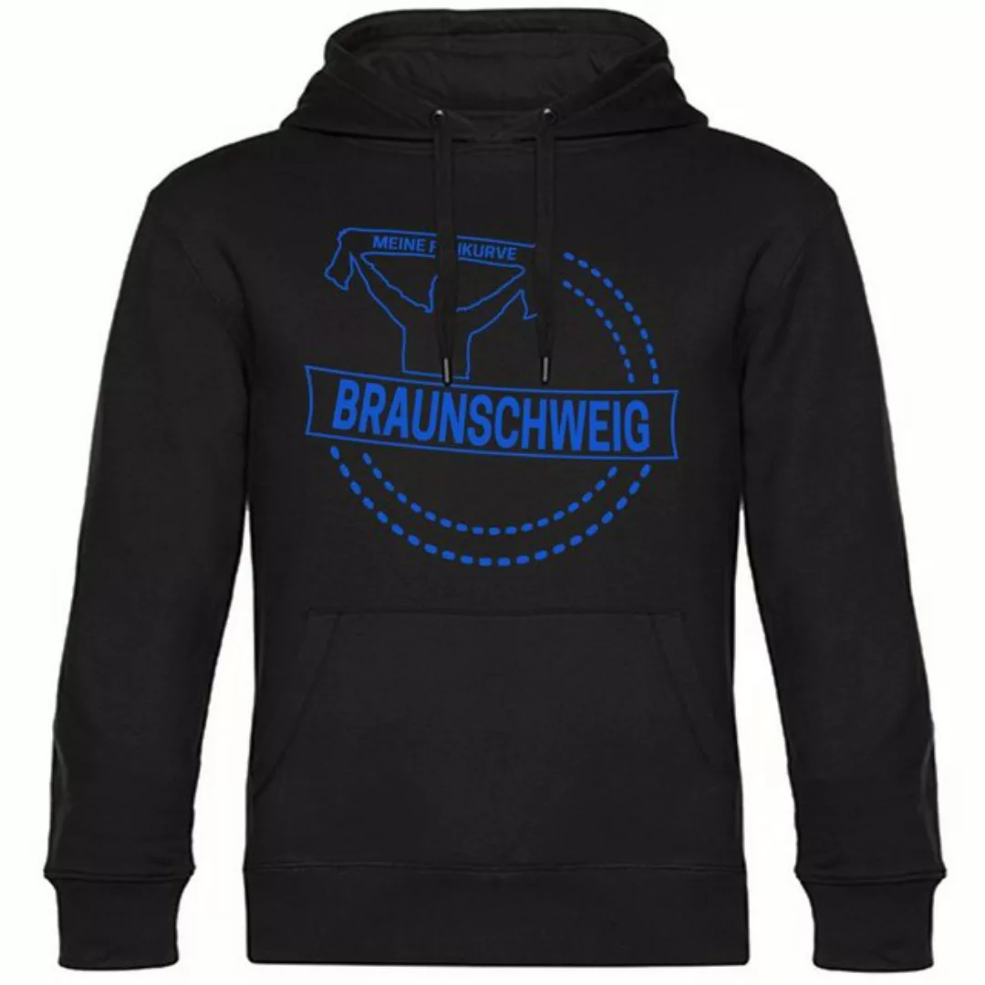 multifanshop Kapuzensweatshirt Braunschweig - Meine Fankurve - Pullover günstig online kaufen