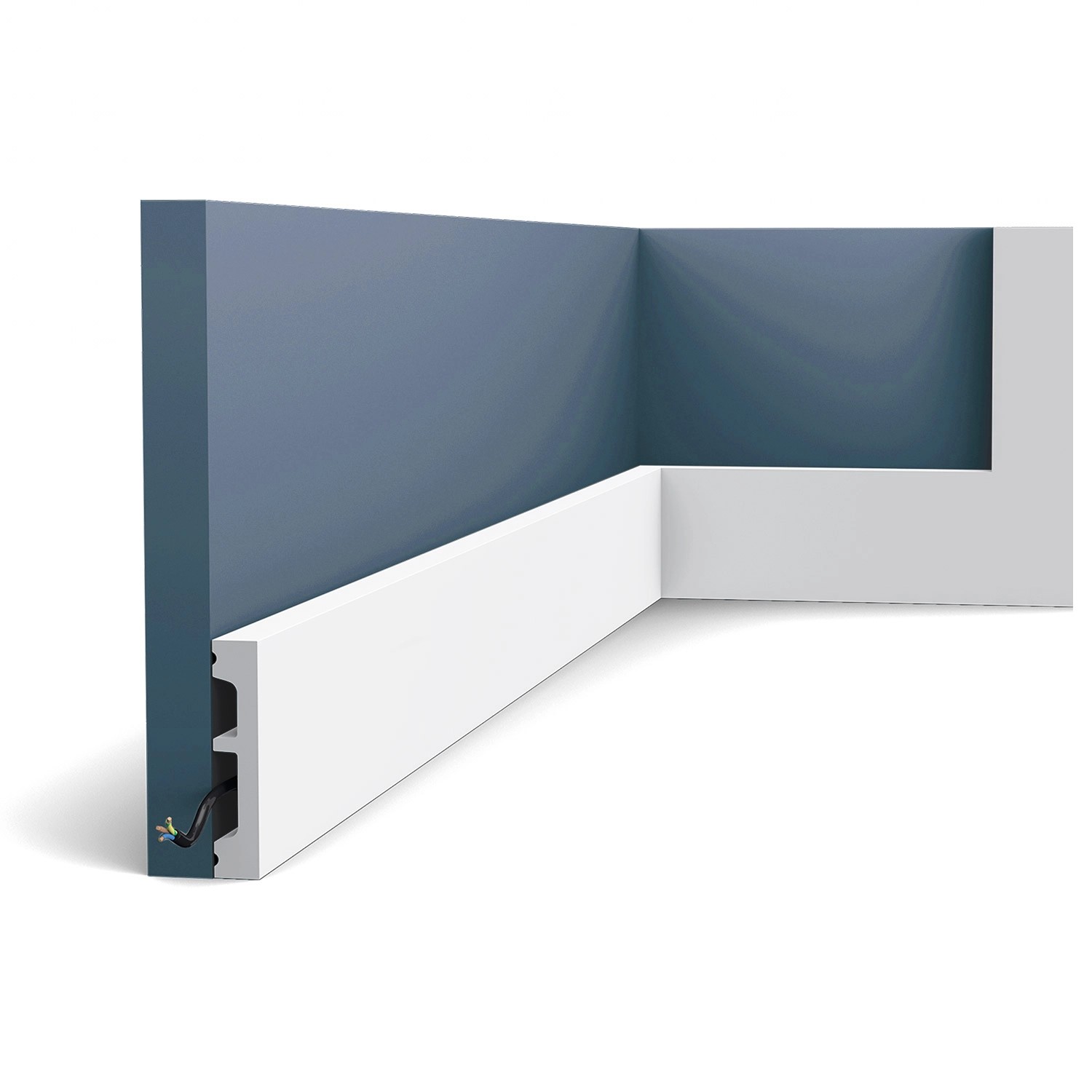ORAC DECOR SX157 AXXENT SQUARE Sockelleiste Wandleiste Zierleiste 2 m 200 c günstig online kaufen