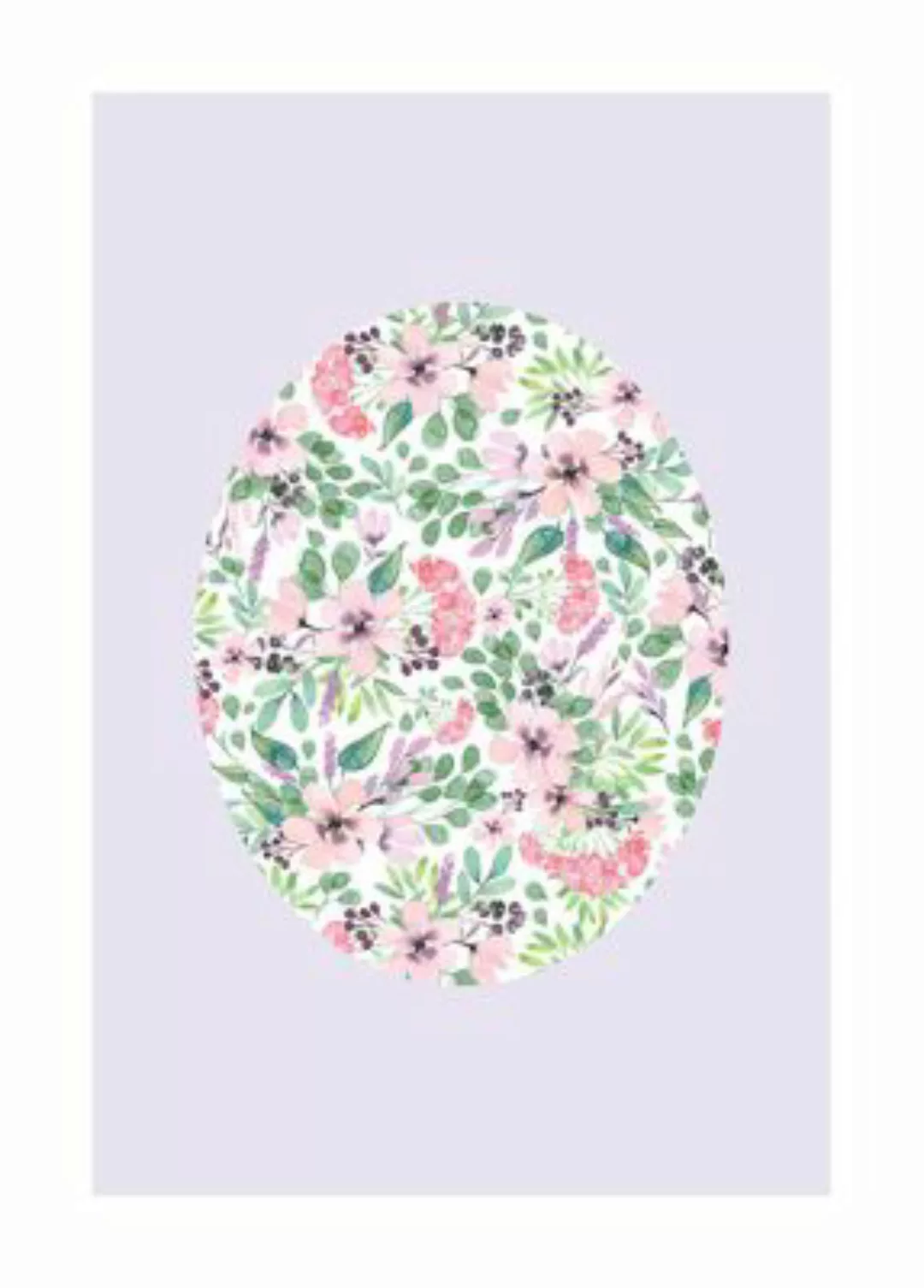 KOMAR Wandbild - Shelly Patterns Lavender - Größe: 50 x 70 cm mehrfarbig Gr günstig online kaufen