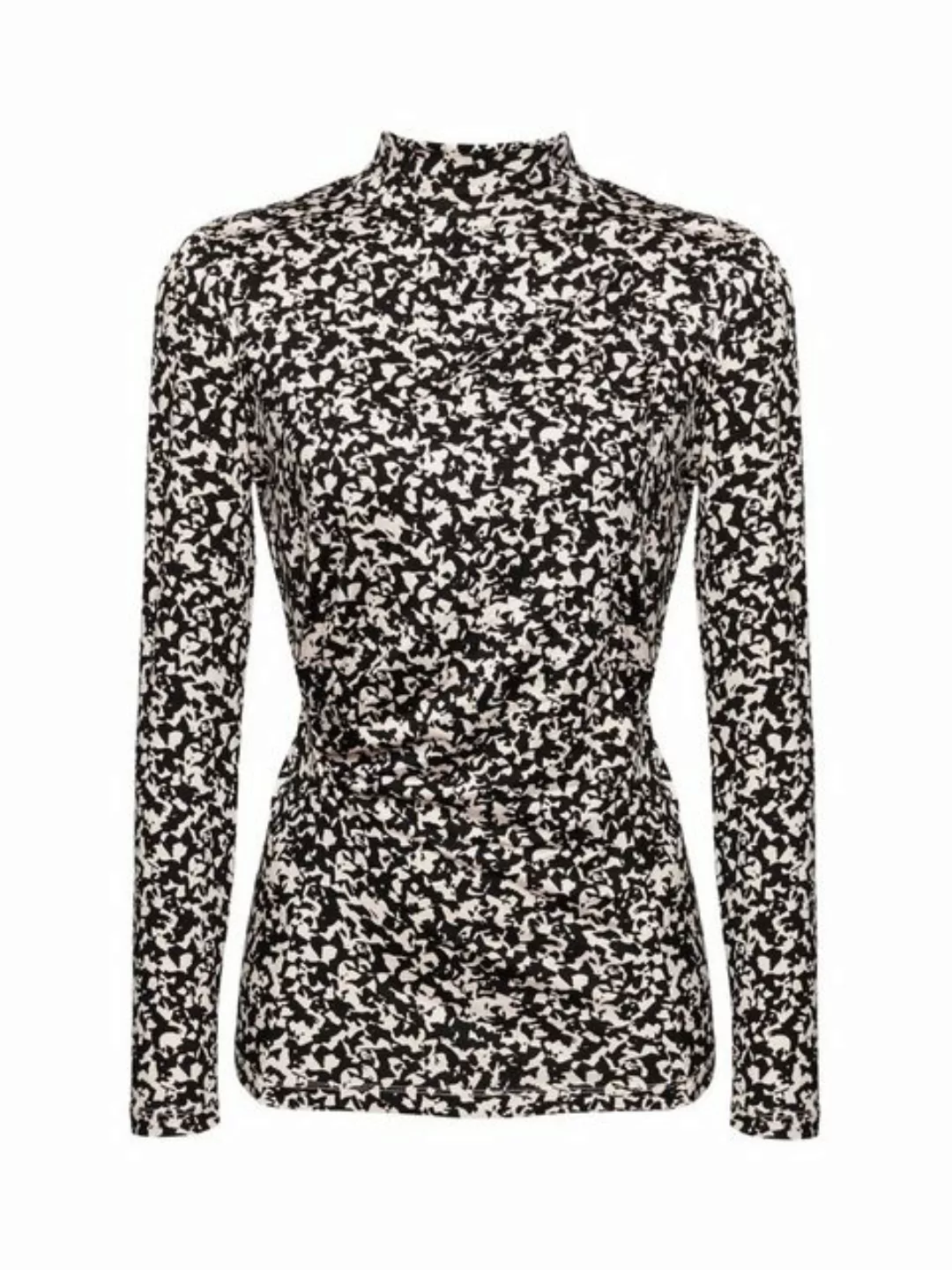 Esprit Langarmshirt Blusen-Shirt mit Allover-Print (1-tlg) günstig online kaufen