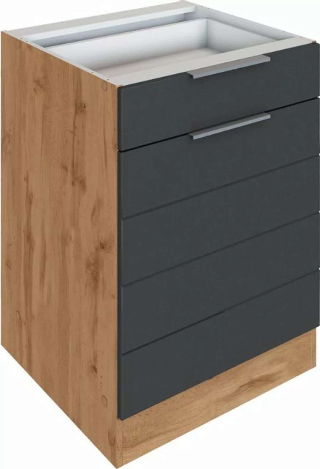 KOCHSTATION Unterschrank "KS-Luhe", 60 cm breit, hochwertige MDF-Fronten mi günstig online kaufen