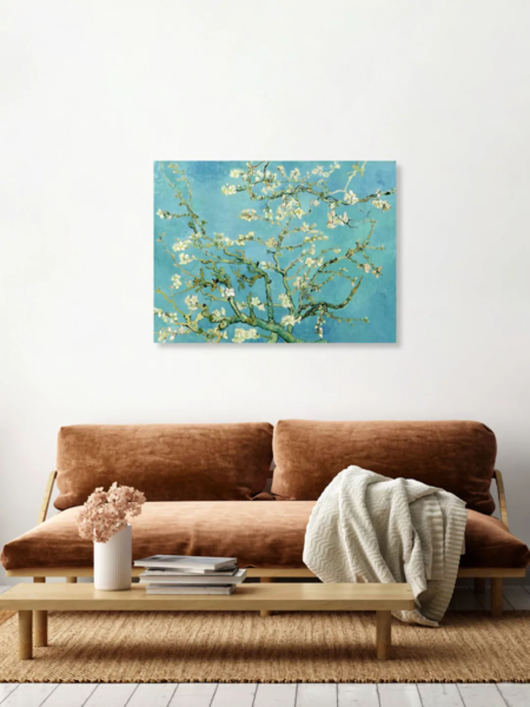 Poster / Leinwandbild - Vincent Van Gogh: Mandelblüte günstig online kaufen