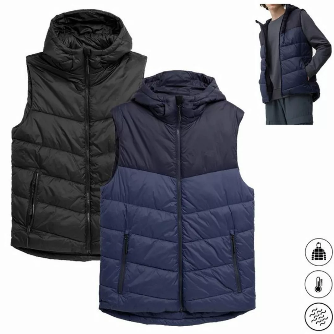 4F Steppjacke 4F - Hybridweste Herren Outdoor Weste - synt. Daune günstig online kaufen