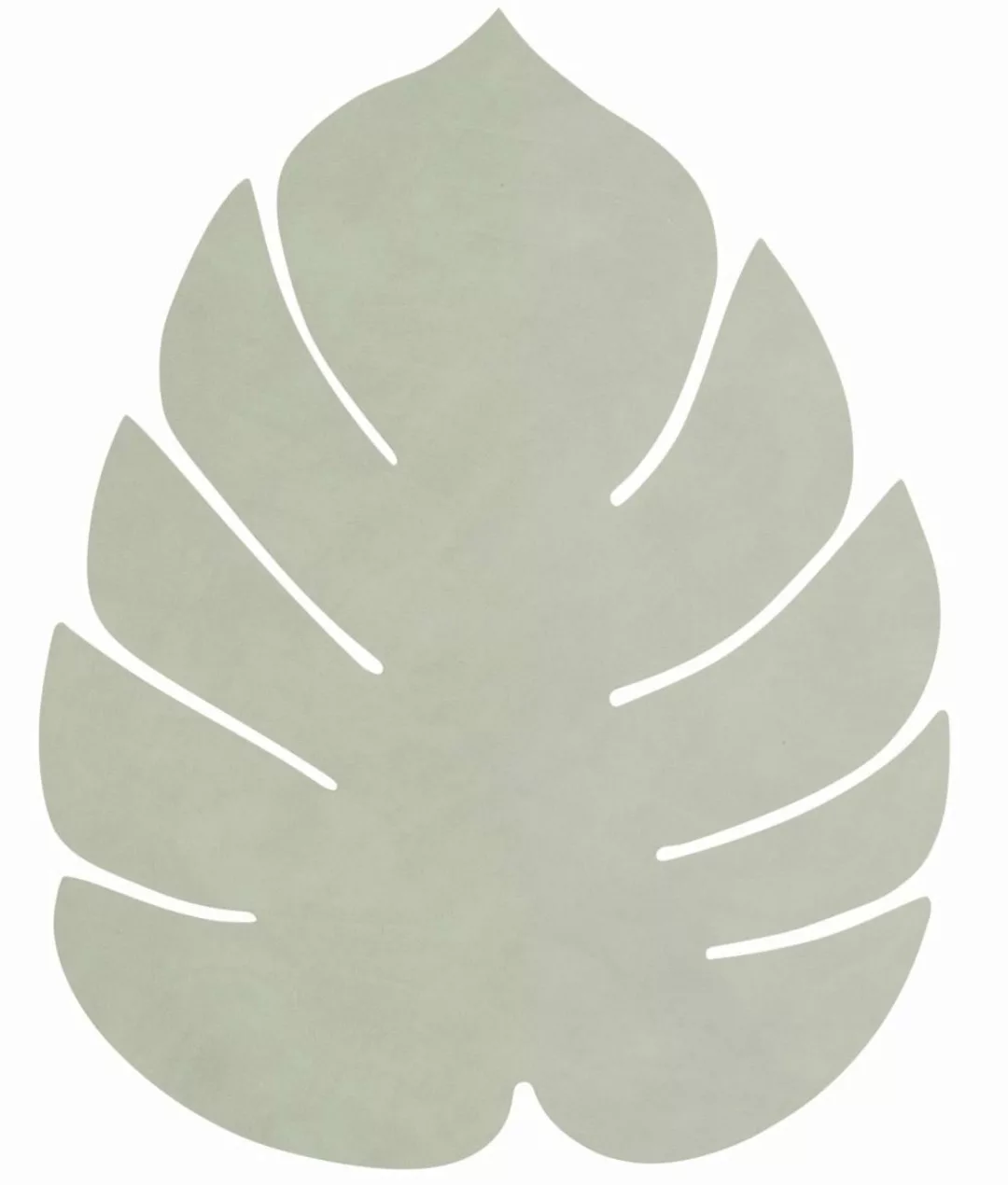 LIND DNA Tischsets NUPO Tischset Monstera Leaf L olive green 42 x 35 (grün) günstig online kaufen