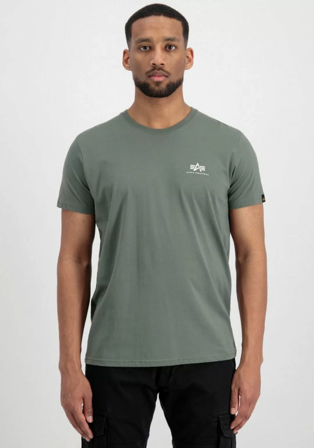 Alpha Industries Rundhalsshirt BASIC T SMALL LOGO günstig online kaufen