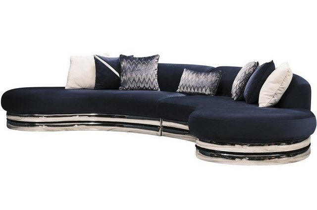 JVmoebel Sofa Blau Sofa 5 Sitzer Polstersofa Großes Moderne Design, 1 Teile günstig online kaufen