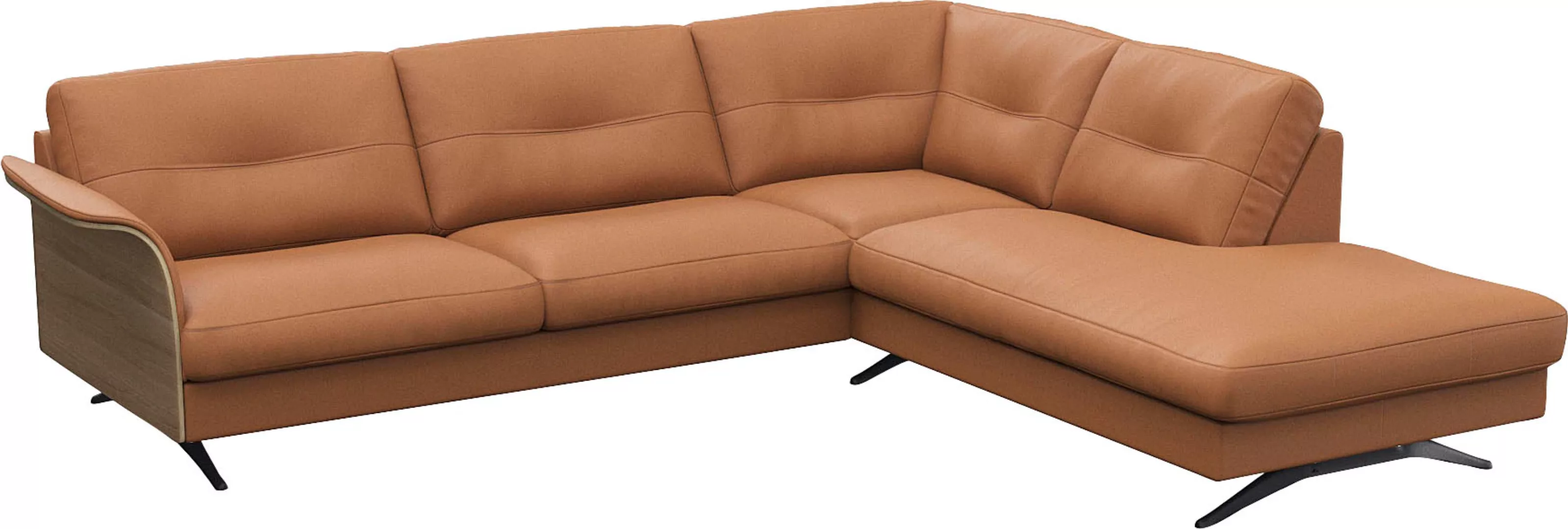 FLEXLUX Ecksofa "Glow bequem und komfortabel durch hochwertigen Sitzaufbau, günstig online kaufen