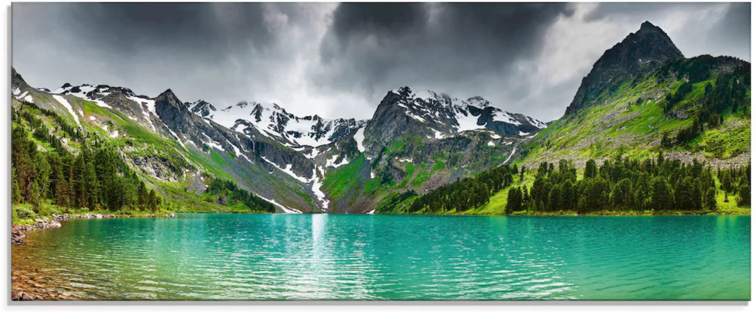 Artland Glasbild »Bergsee«, Berge, (1 St.) günstig online kaufen
