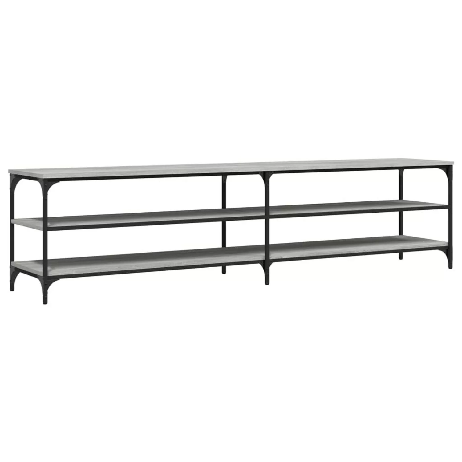 Vidaxl Tv-schrank Grau Sonoma 200x30x50 Cm Holzwerkstoff Und Metall günstig online kaufen