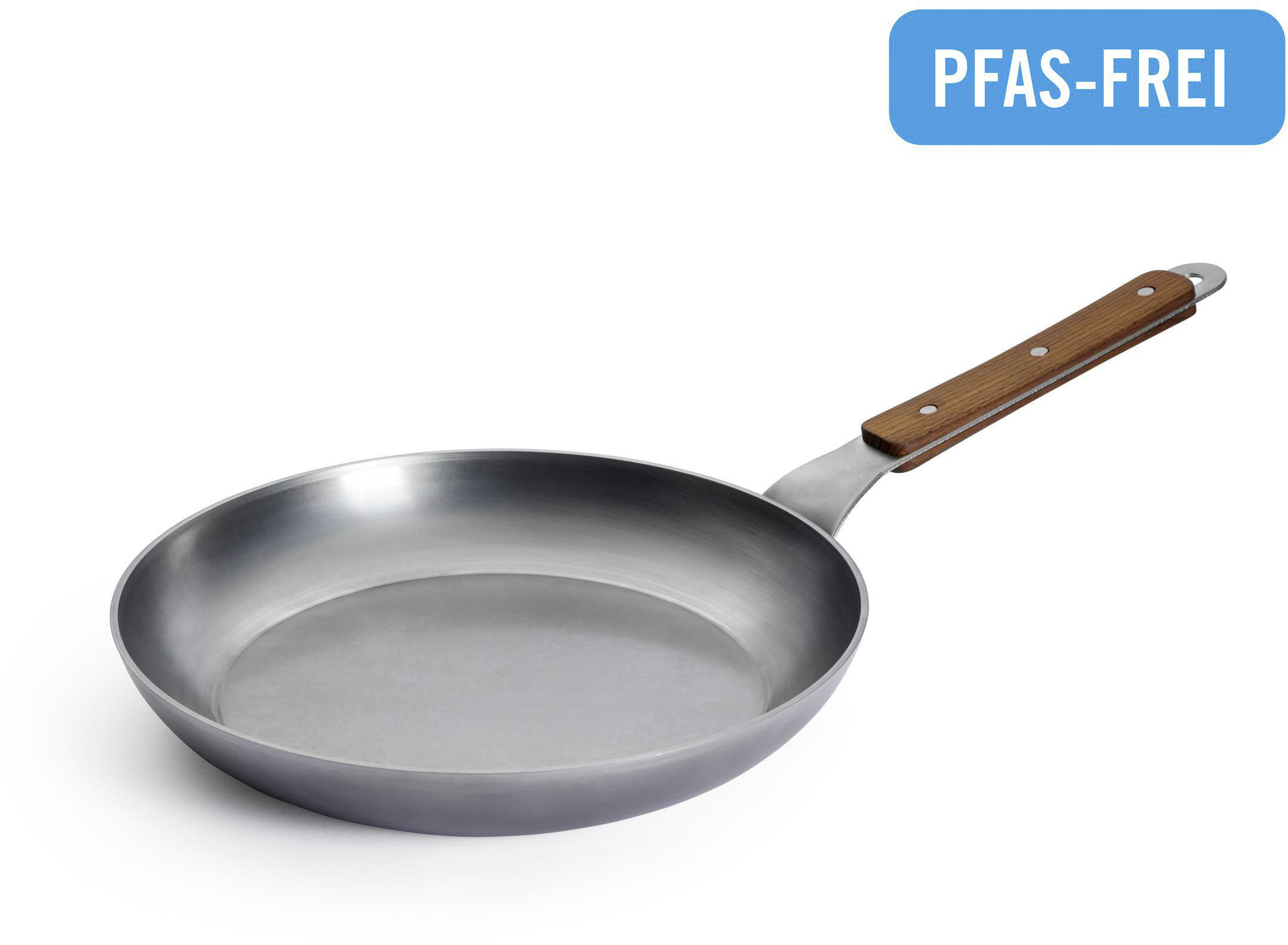 Woll Carbon Steel Bratpfanne Flach Induktion Karbonstahl PFAS-frei 28cm günstig online kaufen