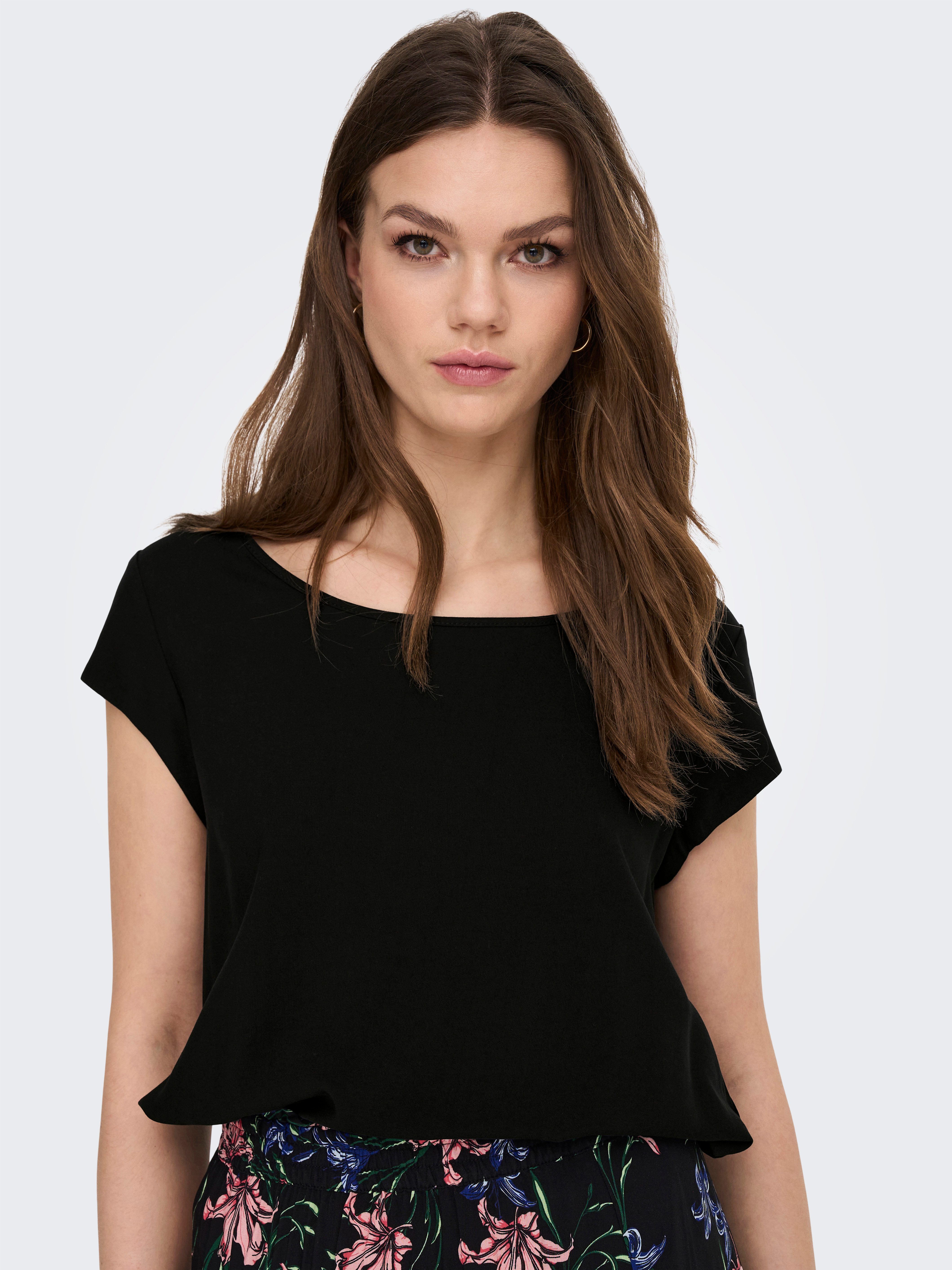 ONLY Blusenshirt ONLNOVA LIFE VIS S/S günstig online kaufen