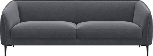 FLEXLUX 3-Sitzer "Belle Designsofa, Couch, bequem durch Kaltschaum im Sitz" günstig online kaufen