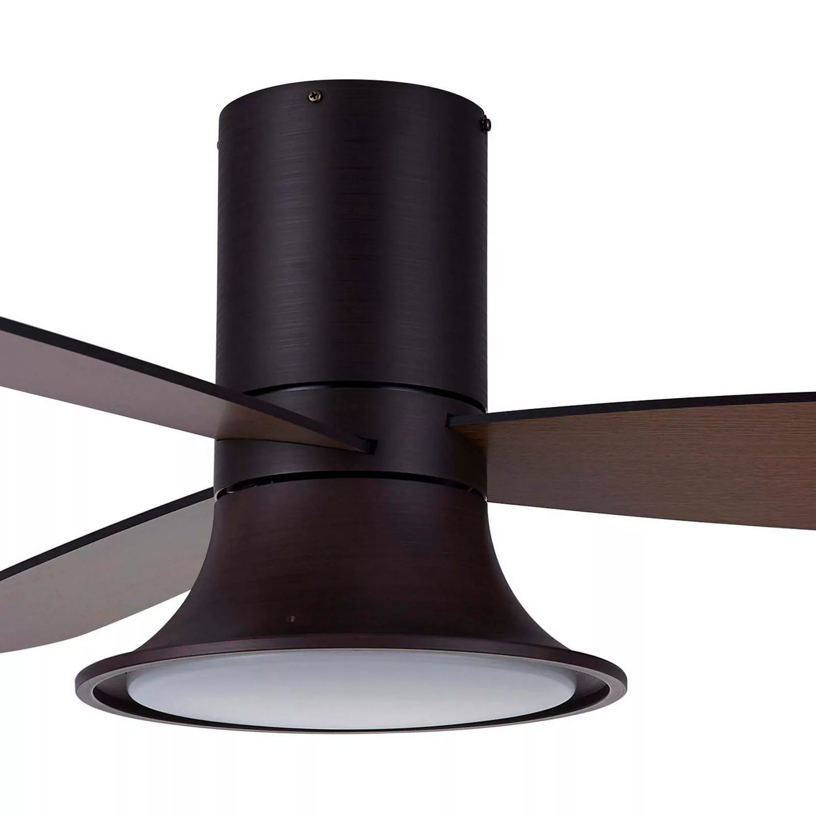 Beacon Deckenventilator Flusso mit LED-Leuchte, bronze günstig online kaufen