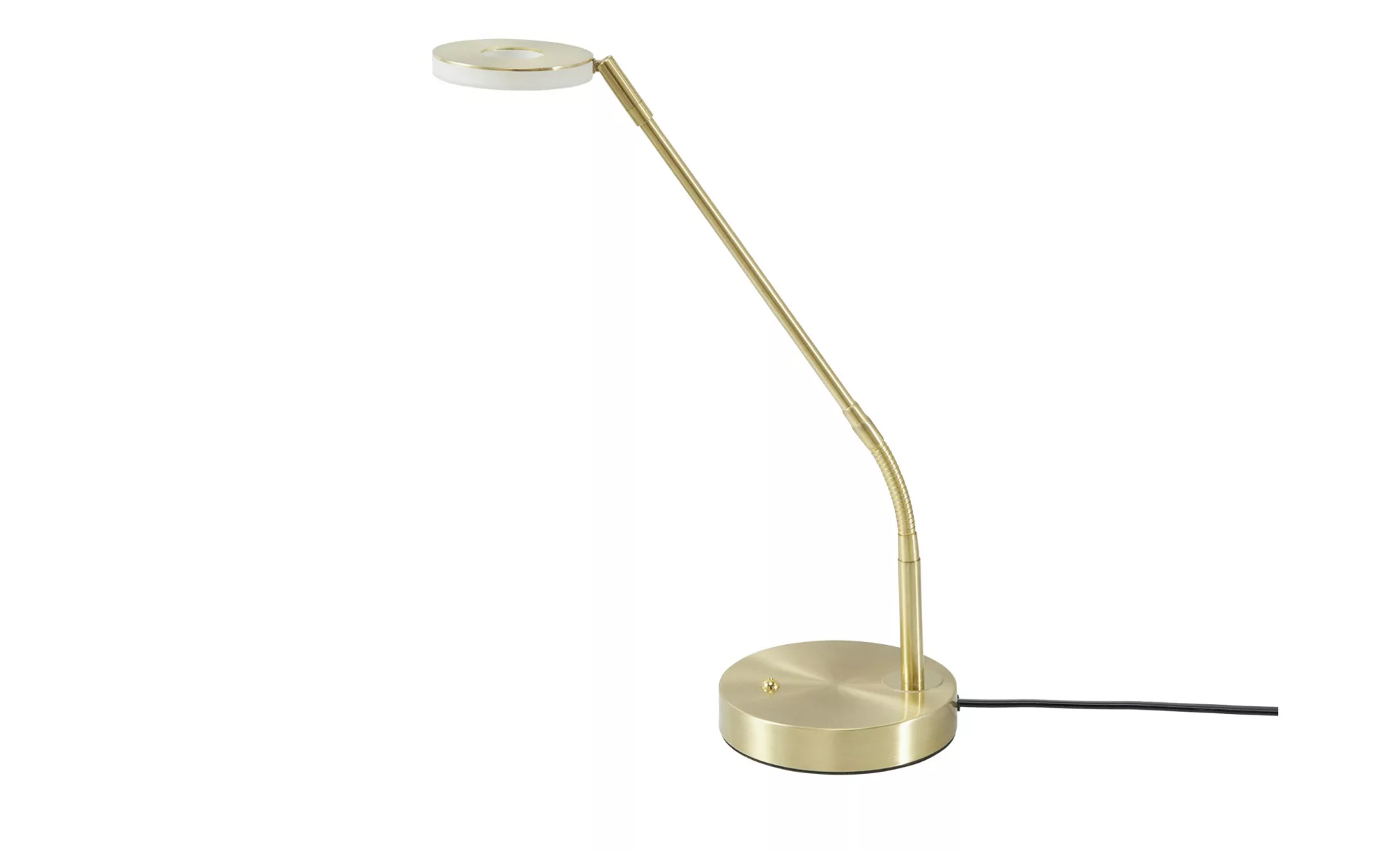 Fischer-Honsel LED-Schreibtischleuchte  Messing-matt mit Dimmer   ¦ gold ¦ günstig online kaufen