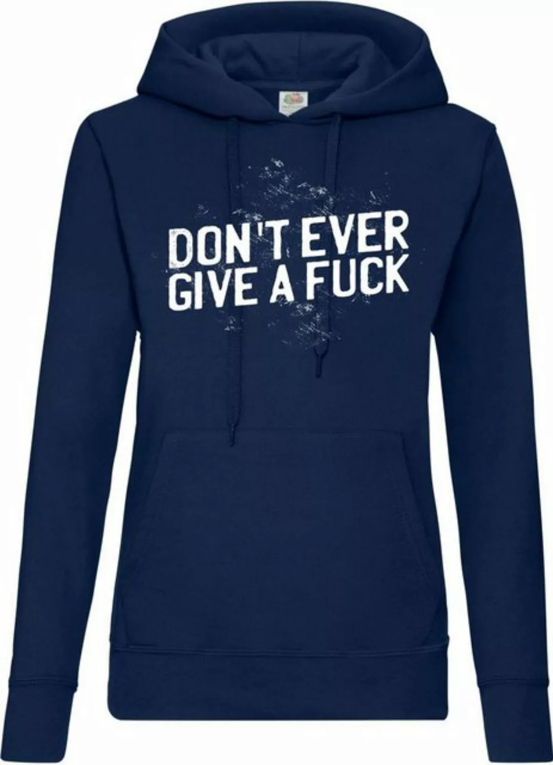 Youth Designz Kapuzenpullover "Dont Ever Give A F**k" Damen Hoodie Pullover günstig online kaufen