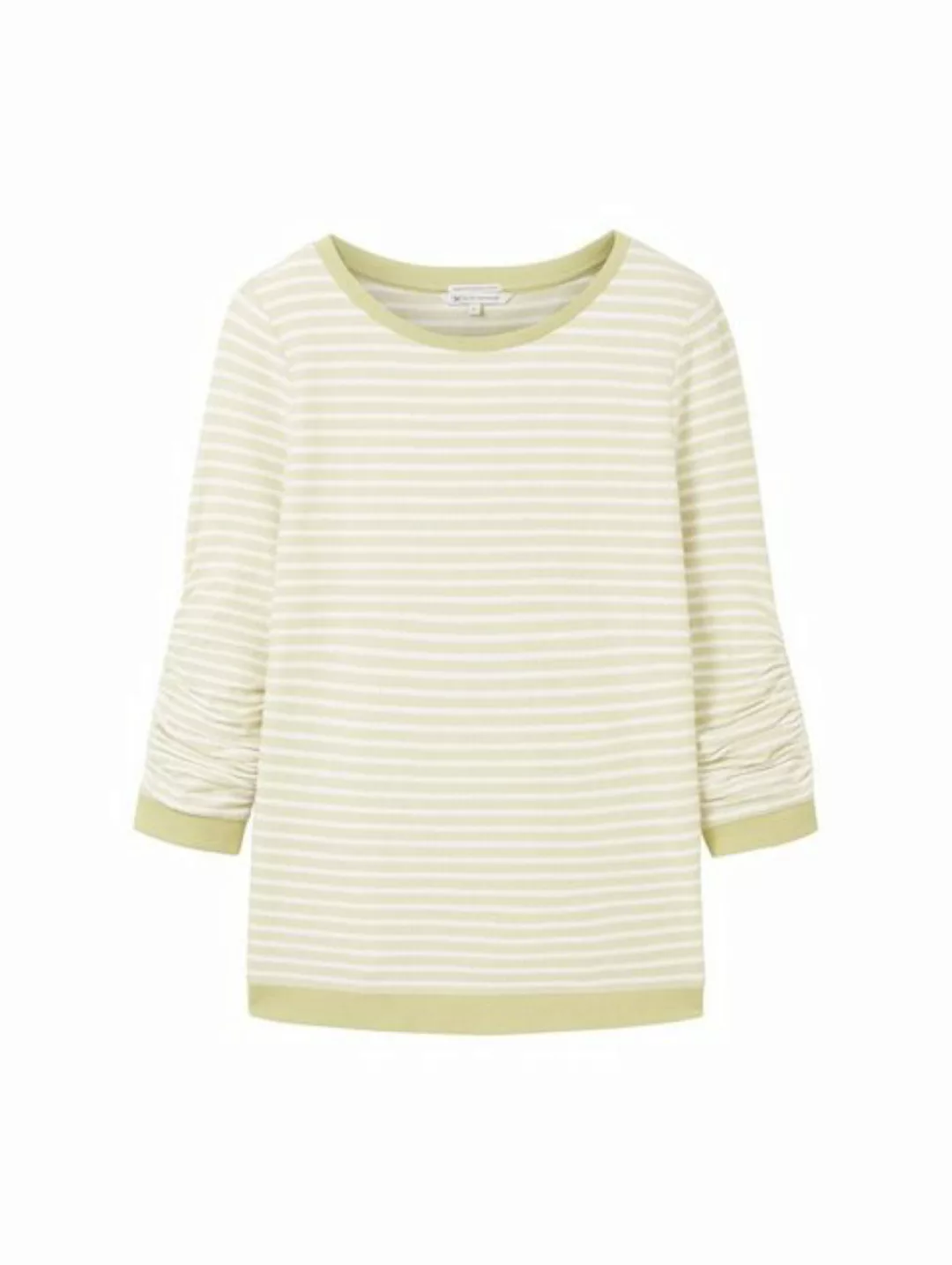 TOM TAILOR Denim Sweatshirt mit strukturierten Streifen günstig online kaufen
