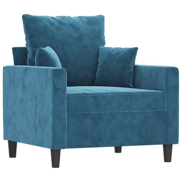 vidaXL Sofa Sessel Blau 60 cm Samt günstig online kaufen
