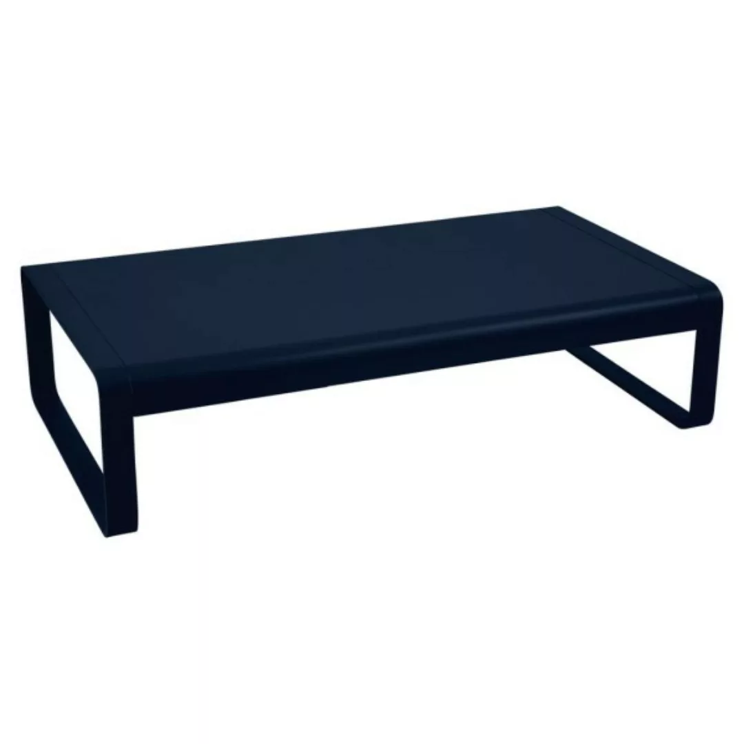 Bellevie niedriger Lounge-Tisch groß 138 x 80cm Abyssblau günstig online kaufen