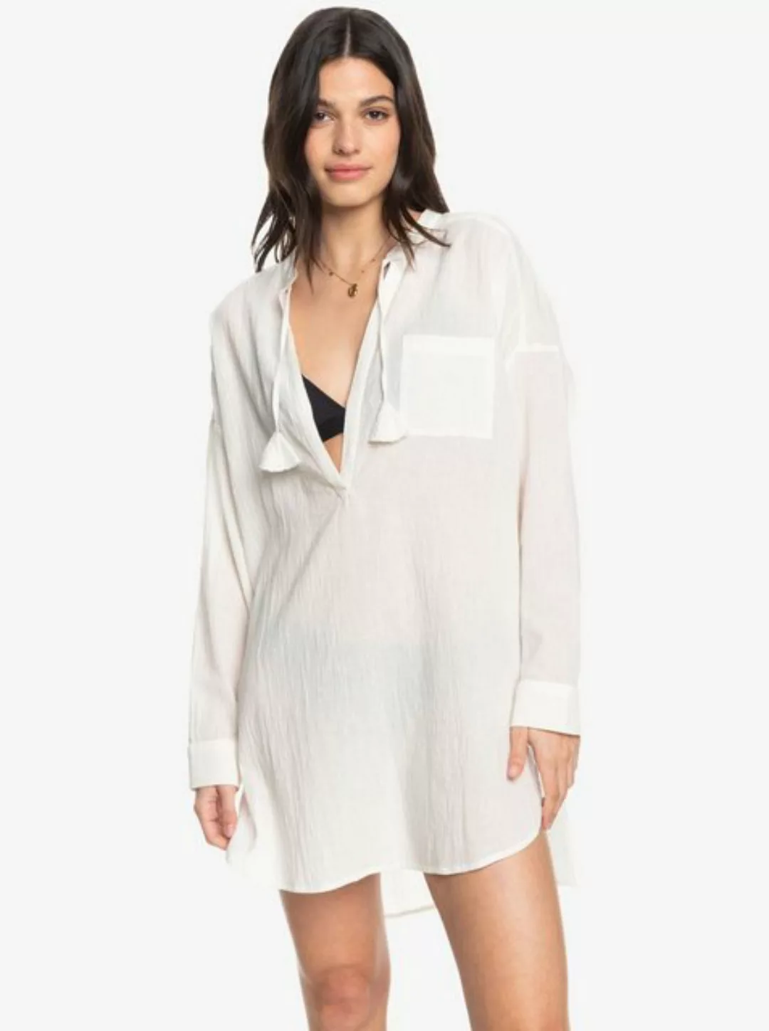Roxy Sommerkleid ROXY Tunikakleid Shoreline Lights Bright White günstig online kaufen