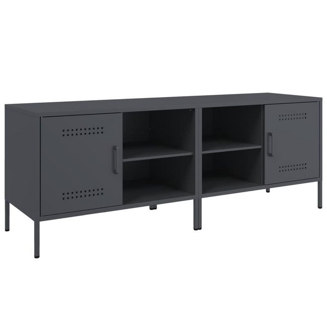 vidaXL TV-Schrank TV-Schränke 2 Stk. Anthrazit 68x39x50,5 cm Stahl (2-St) günstig online kaufen