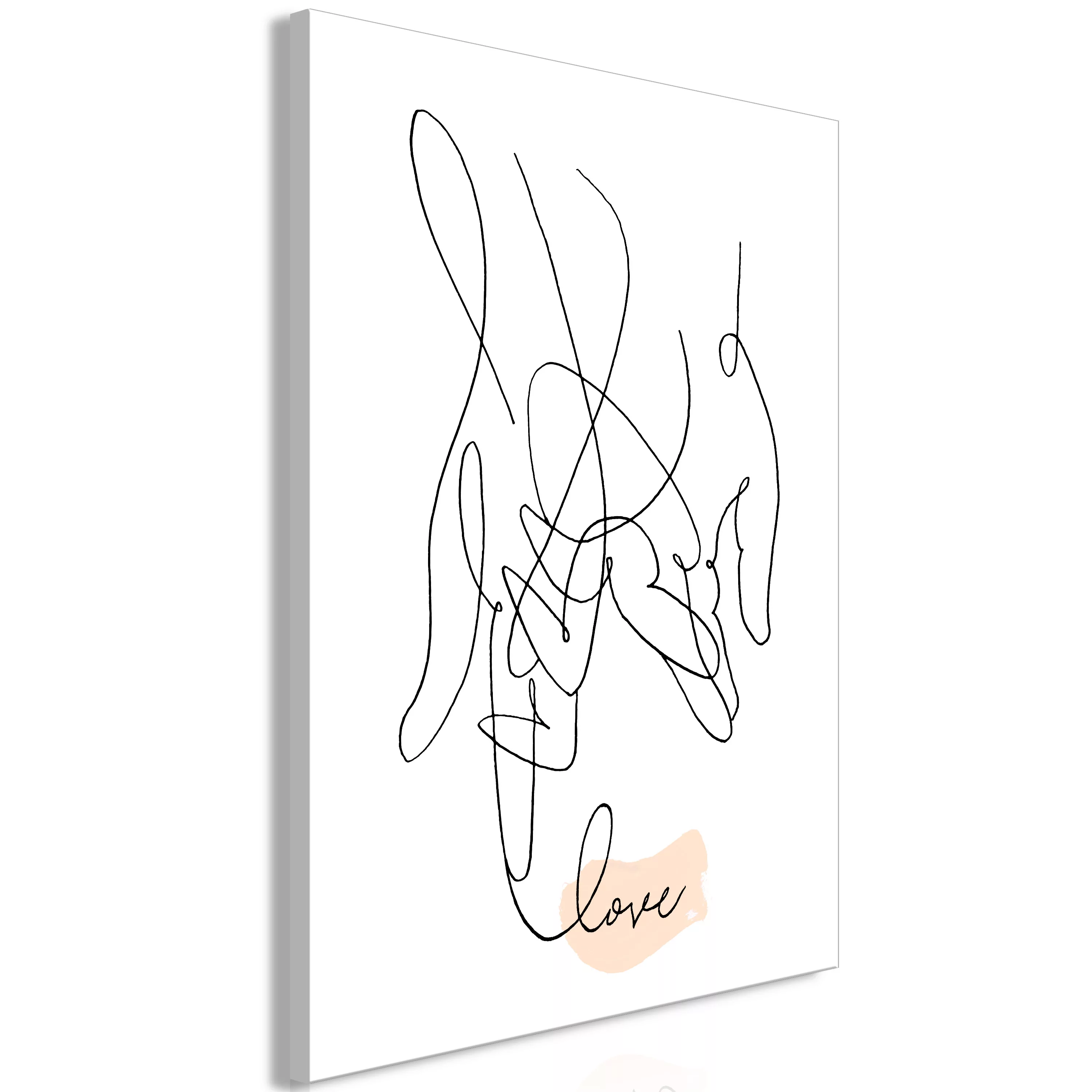 Wandbild - Tangled Love (1 Part) Vertical günstig online kaufen